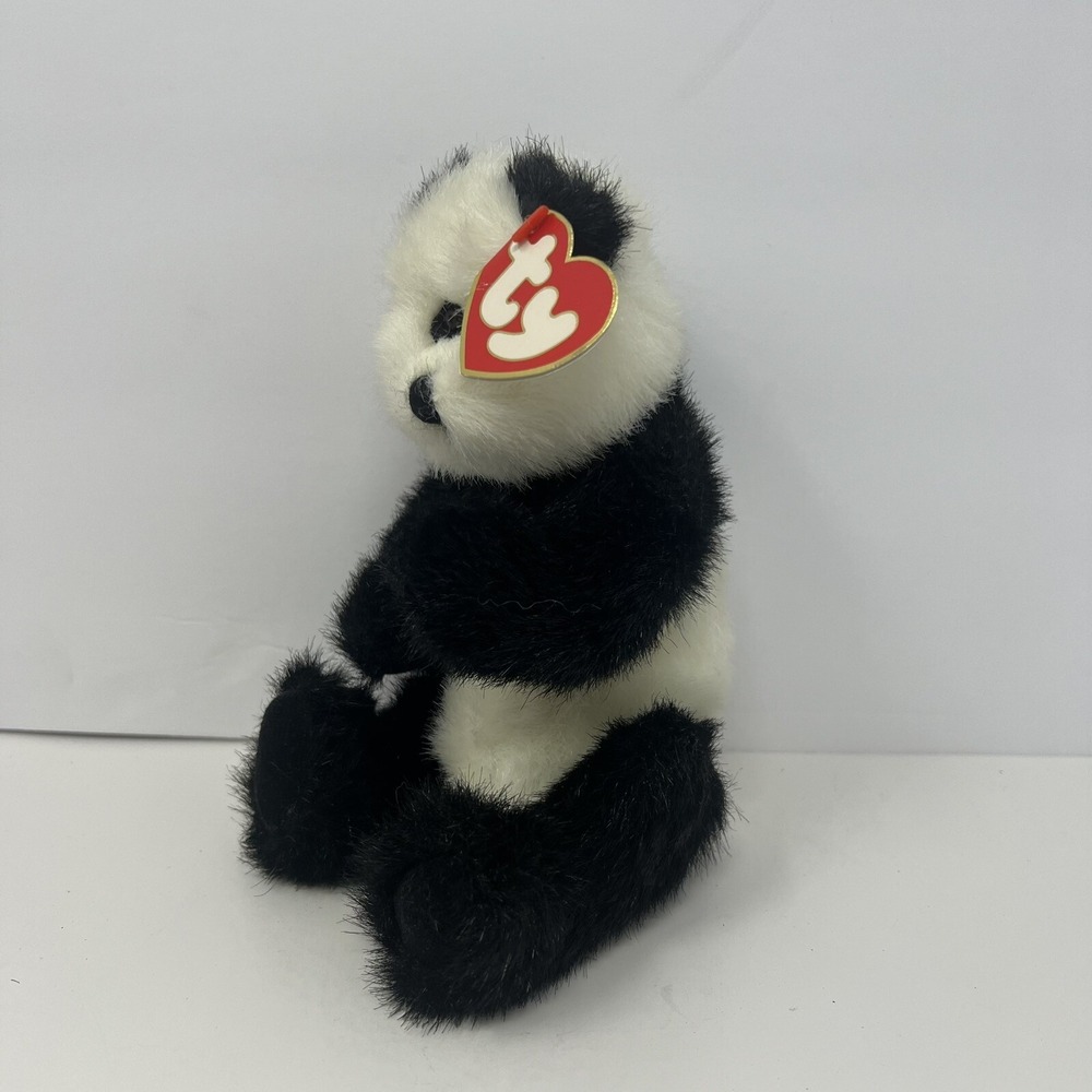 TY Panda Plush King Me Attic Treasures Collection Checkers 1993 Retired w/ Tags - Picture 8 of 10